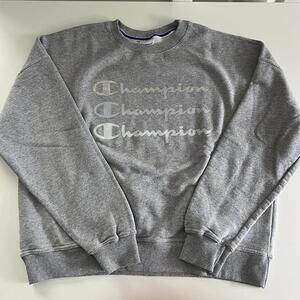 Champion Gray Crew Neck Sweater